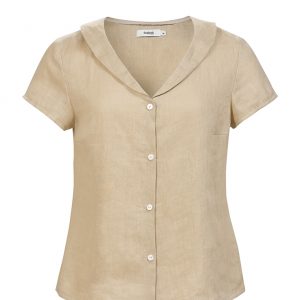 Mimmi blus beige linne - 42
