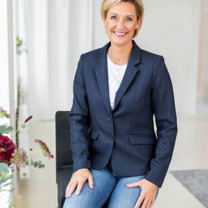Lotta kavaj blå ruta - 38